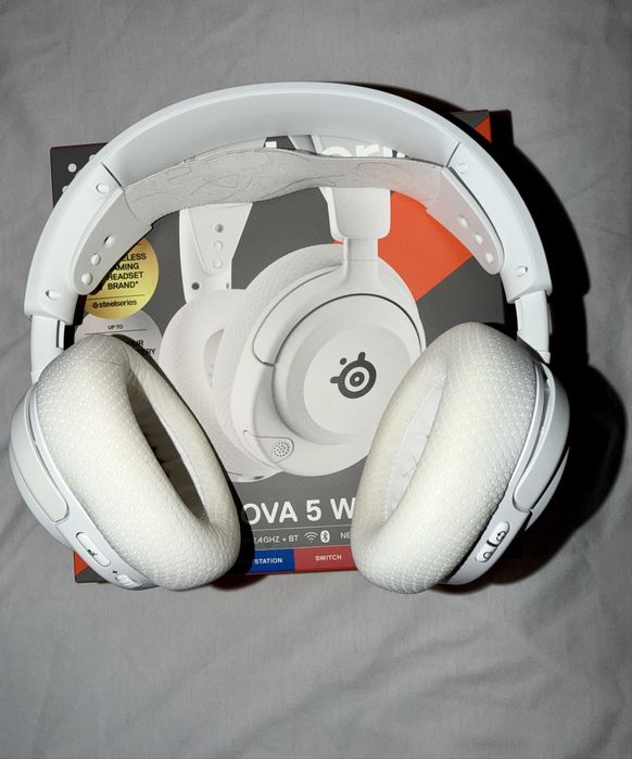 SteelSeries Arctis Nova 5 bezprzewodowe białe + 2 lata gwarancji