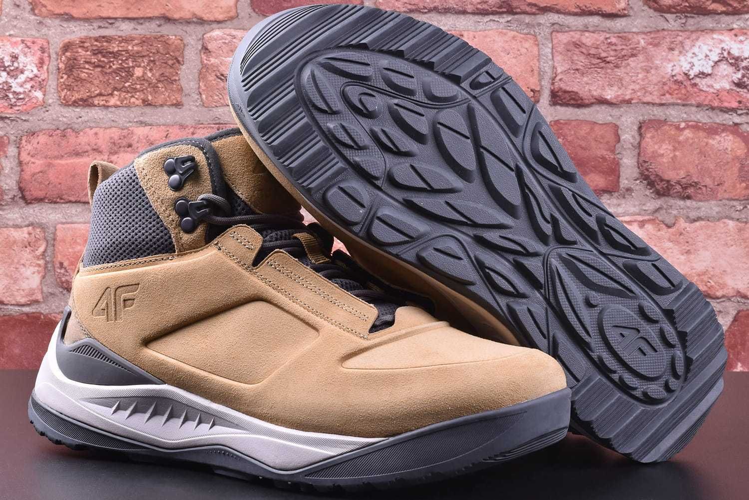 Buty Męskie Zimowe 4F Tundra skórzane -83 - 46 [WYSYŁKA 24H]