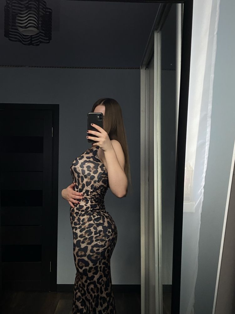 Сукня жіноча. Сукня леопардова