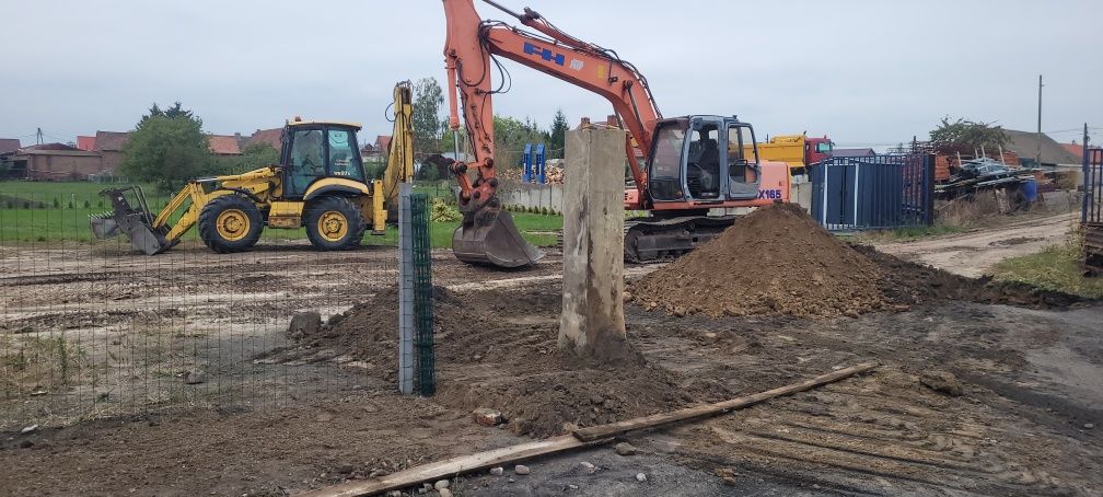 Usługi koparko ładowarka koparka minikoparką ładowaratka wywrotka tran