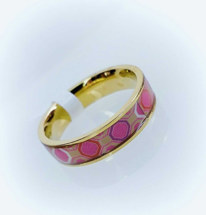 Pierścionek obrączka stal chirurgiczna Xuping 316L r.7