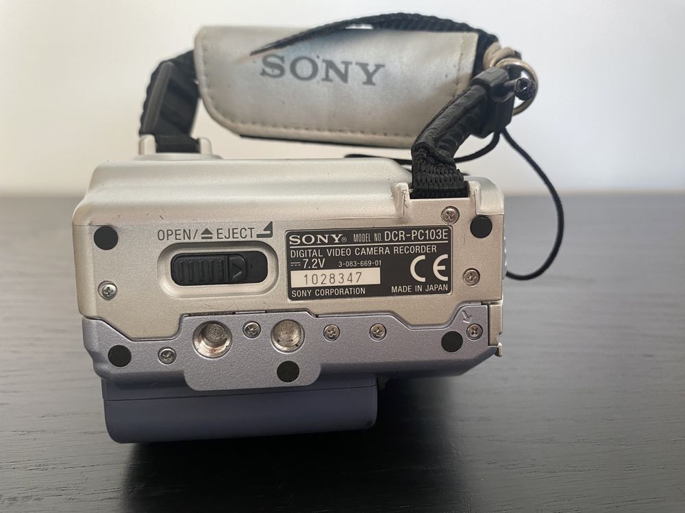 Máquina de filmar Sony