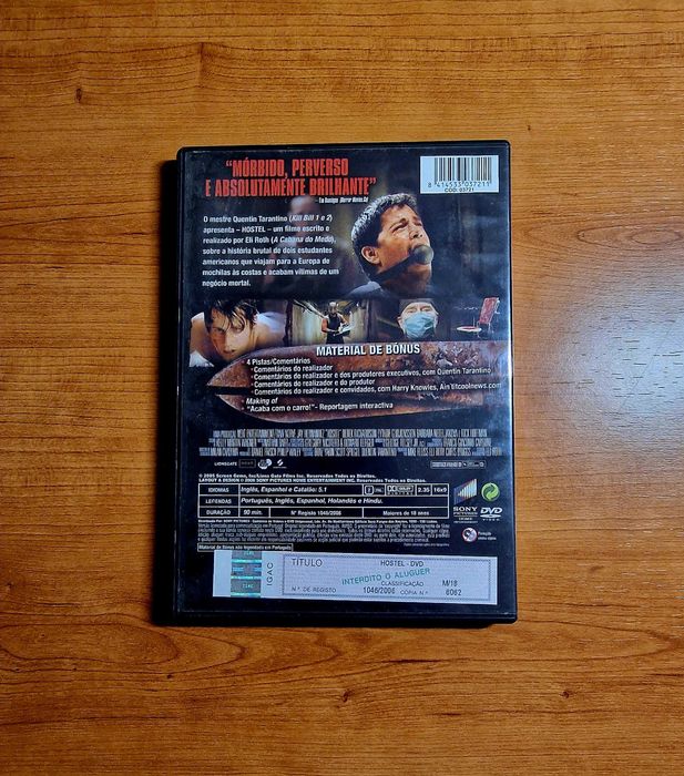 HOSTEL (Quentin Tarantino/Eli Roth) Mórbido e Perverso UNRATED