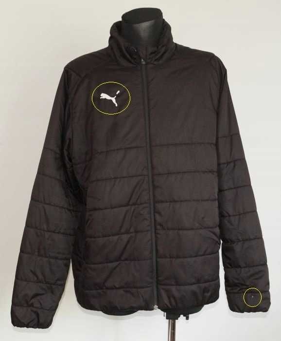 Puma team LIGA Kurtka męska outdoorowa rozmiar XL czarna