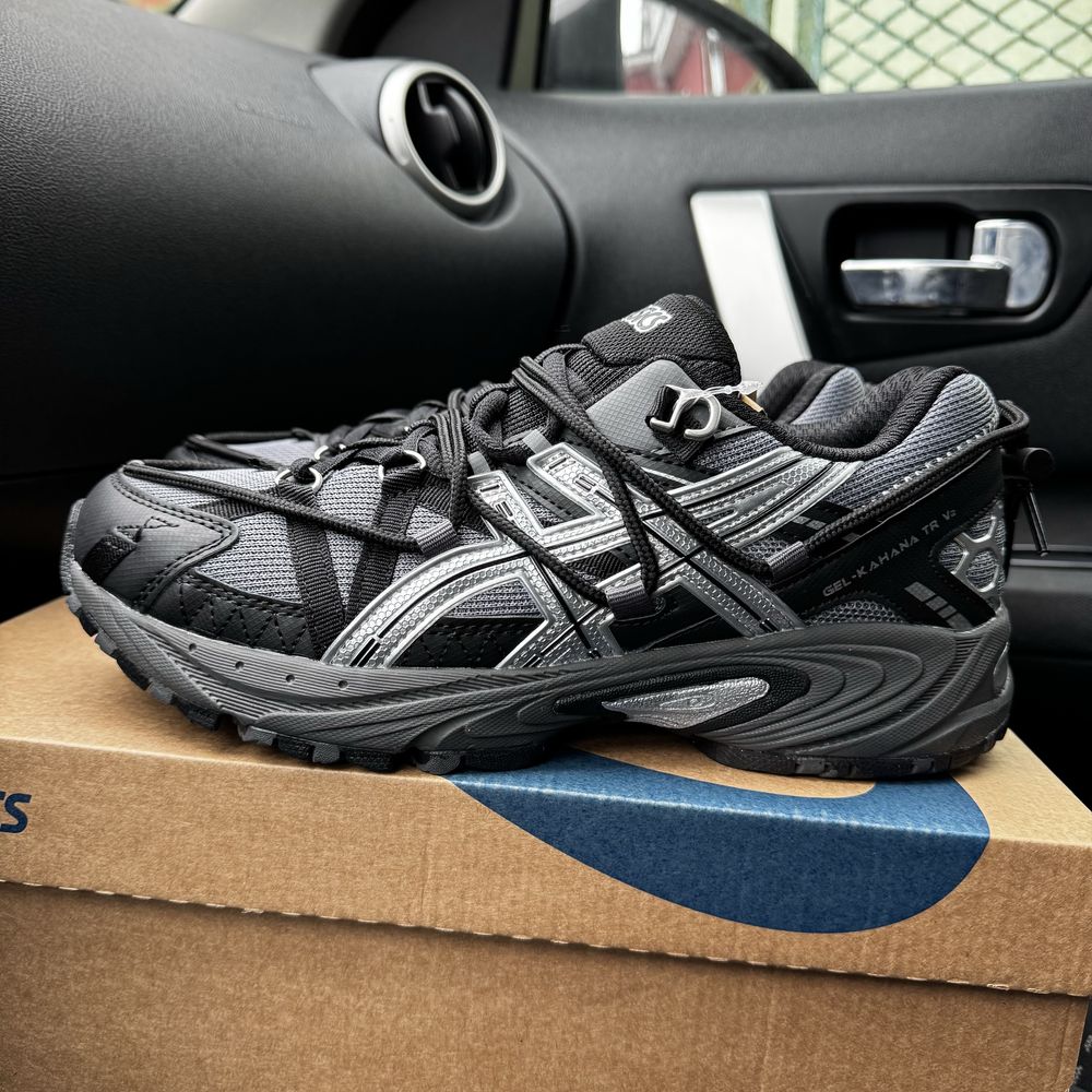 Чоловічі жіночі кросівки асікс Asics Gel-Kahana Tr v2 Grey Black