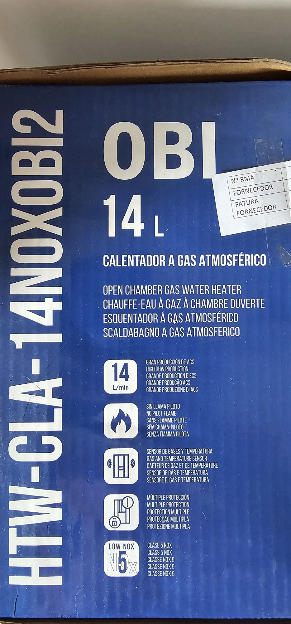 Esquentador HTW CLA 14NOXOBI2