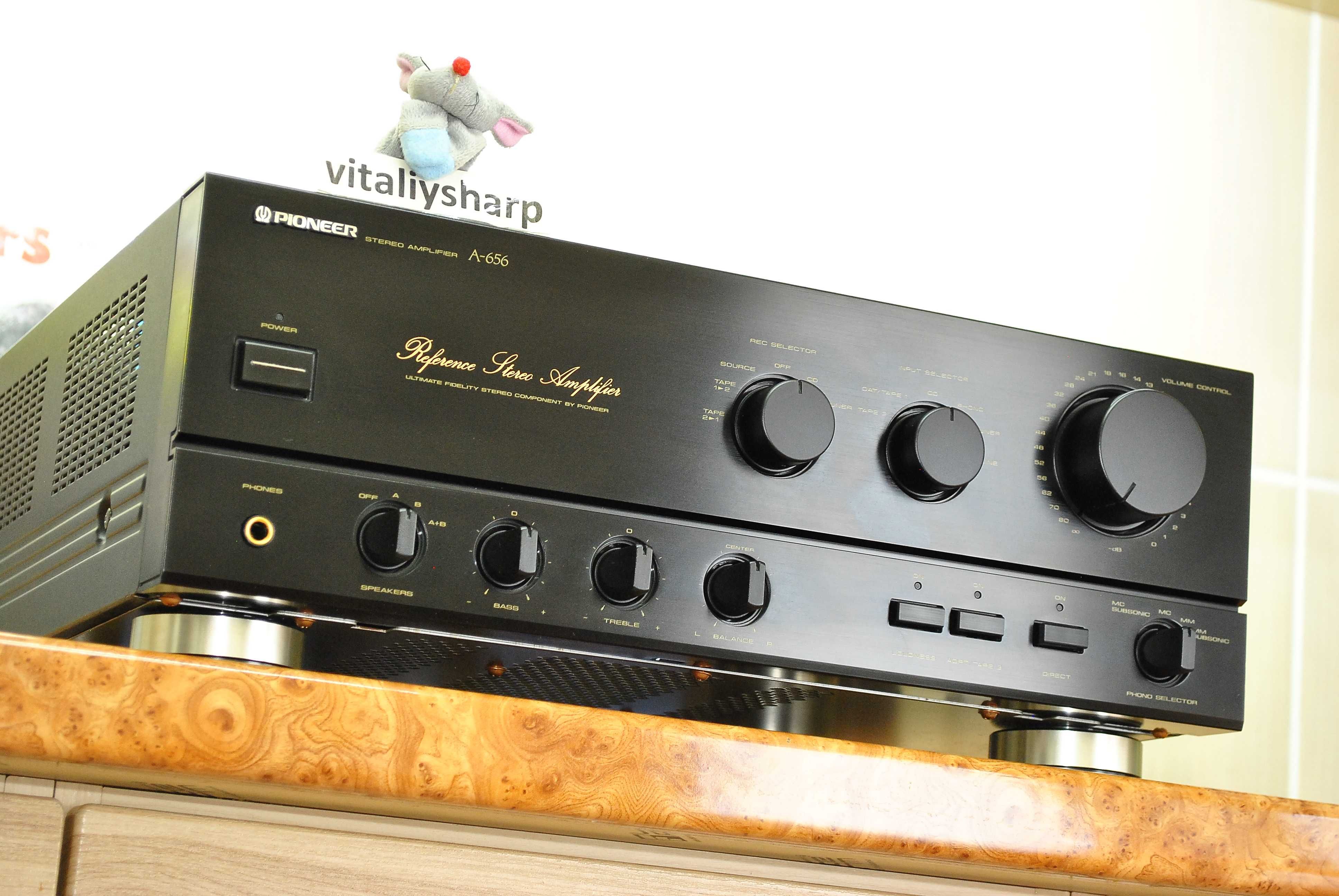 PIONEER A-656 (78s) - Reference Stereo Amplifier HI-END! 15кг 80вт