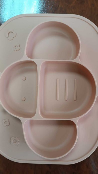 Силіконова тарілочка для малюків