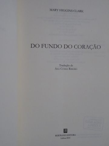 Do Fundo do Coração de Mary Higgins Clark