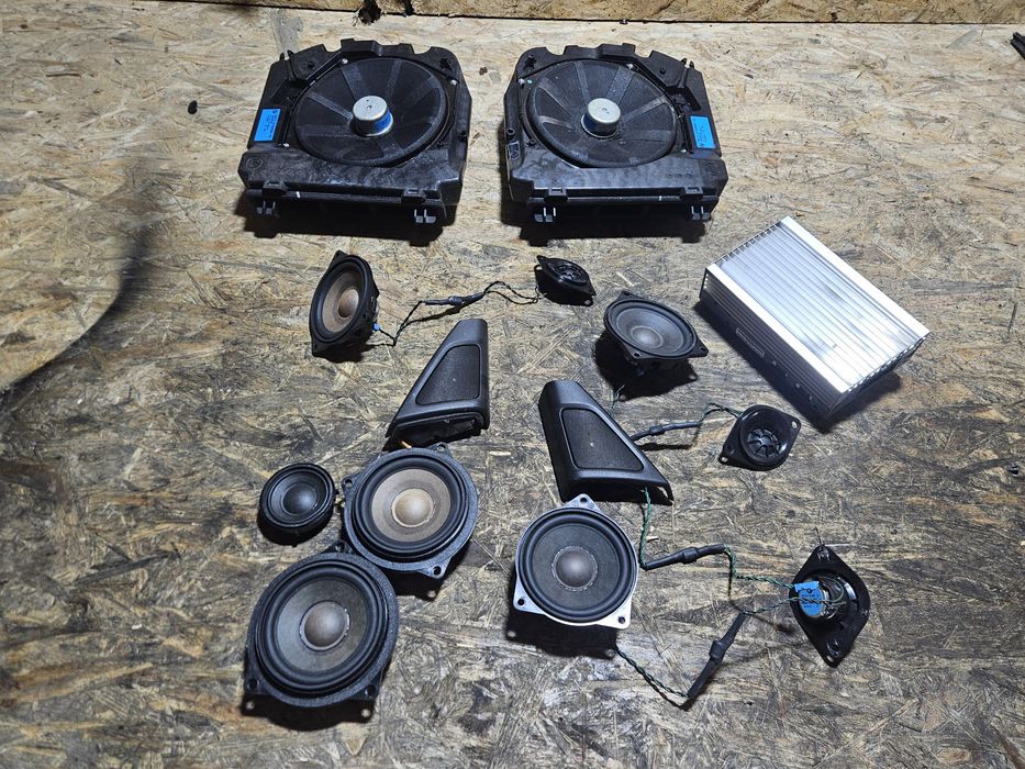 Nagłośnienie Bmw F10 F11 HARMANN TOP HIFI logic 7 głośniki wzmacniacz
