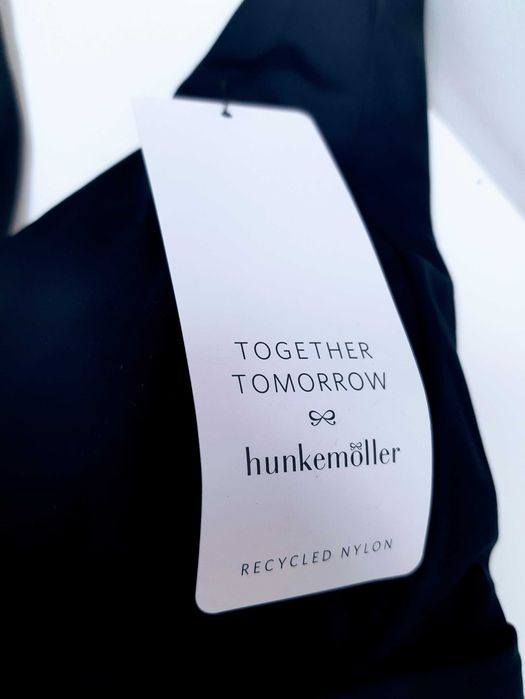 Nowy jednoczęściowy strój kąpielowy hunkemoller czarny
