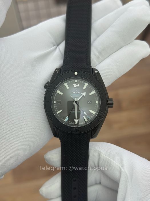 Годинник Omega Seamaster Planet Ocean GMT Deep Black
