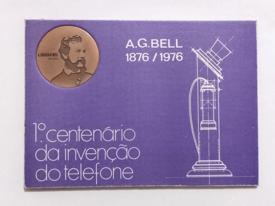 Filo-Medalhística - Centenário da Invenção do Telefone