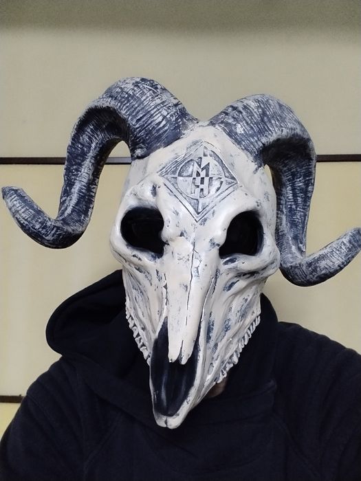 Maska kozła, halloween, nowa, oficjalny merch Machine Head, cosplay, f