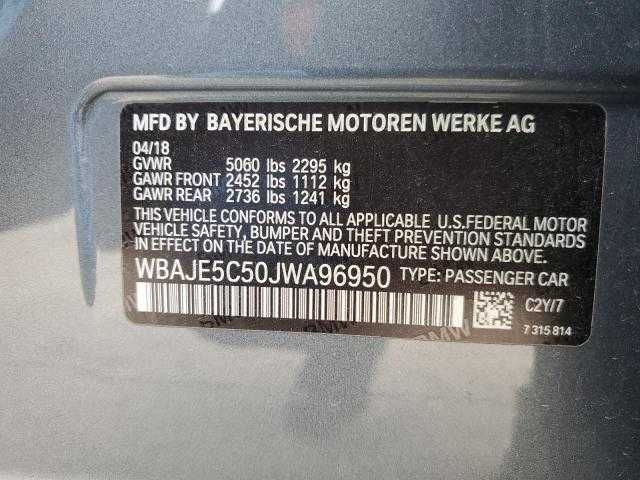 BMW 540 I  2018_