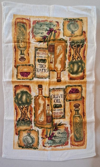 Conjunto de cozinha, 2 panos de loiça + 3 pegas