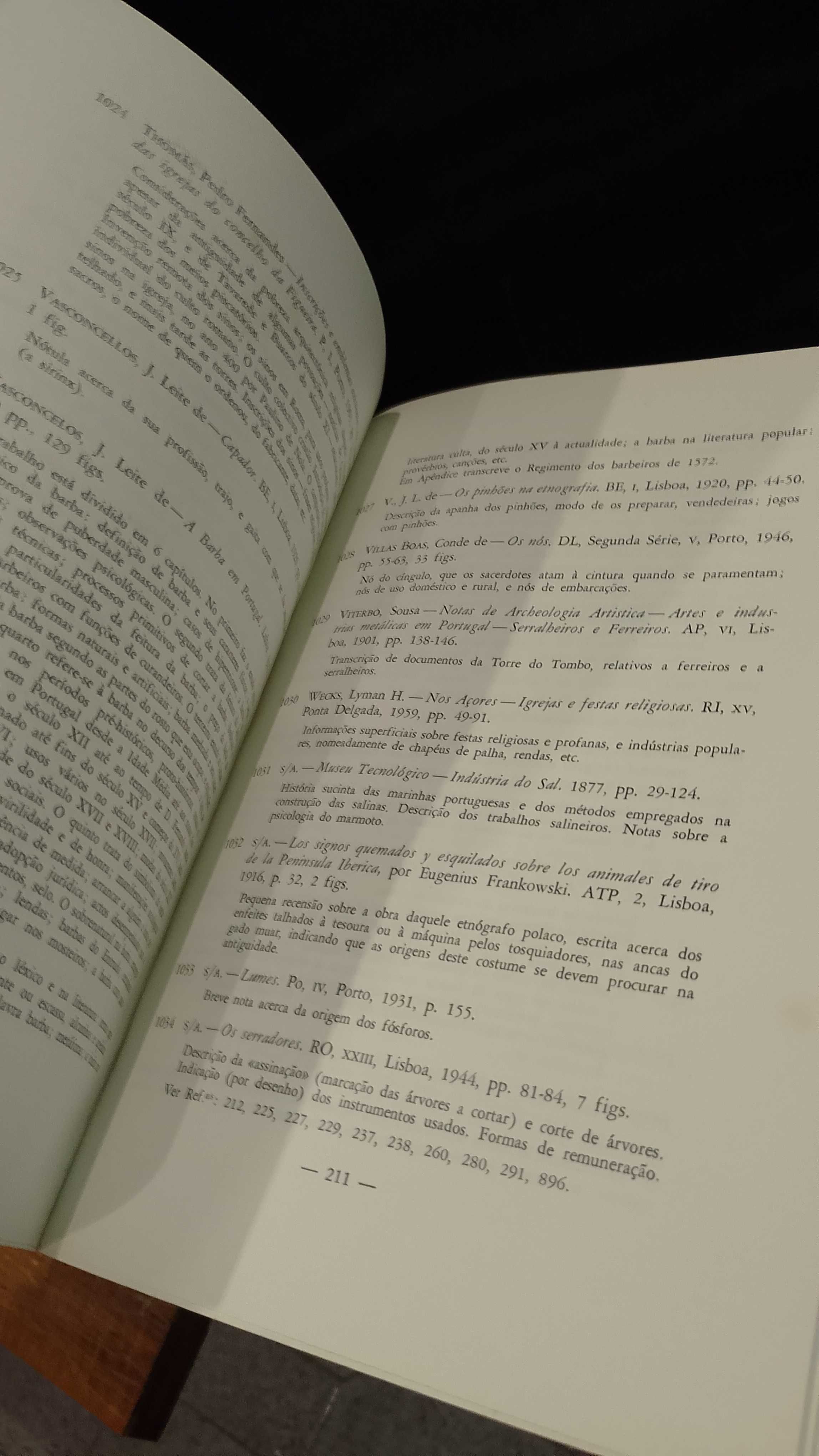 Bibliografia Analítica de Etnografia Portuguesa 1965