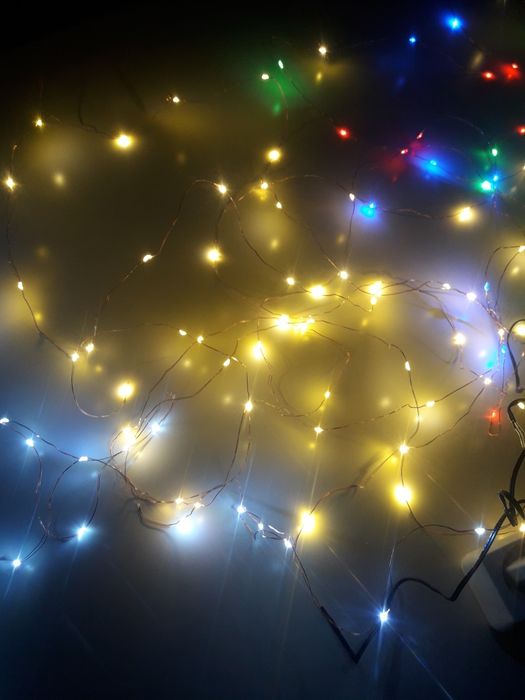 Lampki świąteczne 5 metrów 50 LED / USB do wyboru 3 kolory