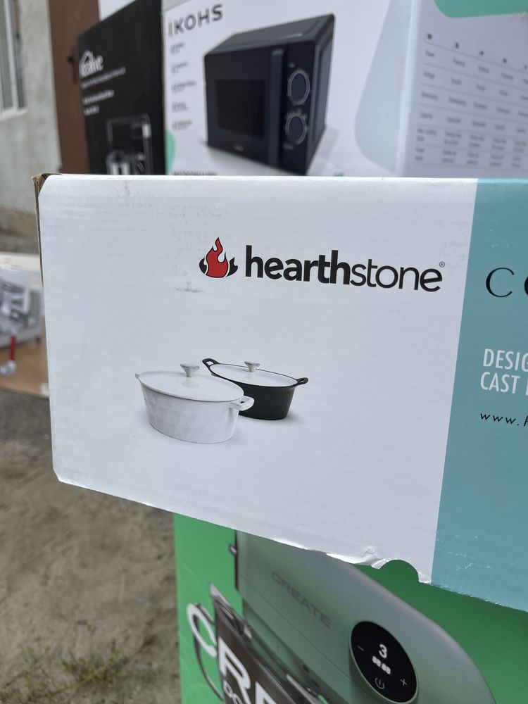 Кастрюля чавунна Hearthstonecookware Cocotte Diamond