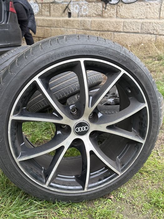 Sprzedam Alufelgi 18 5x112 57.1 z oponami audi a3 volkswagen