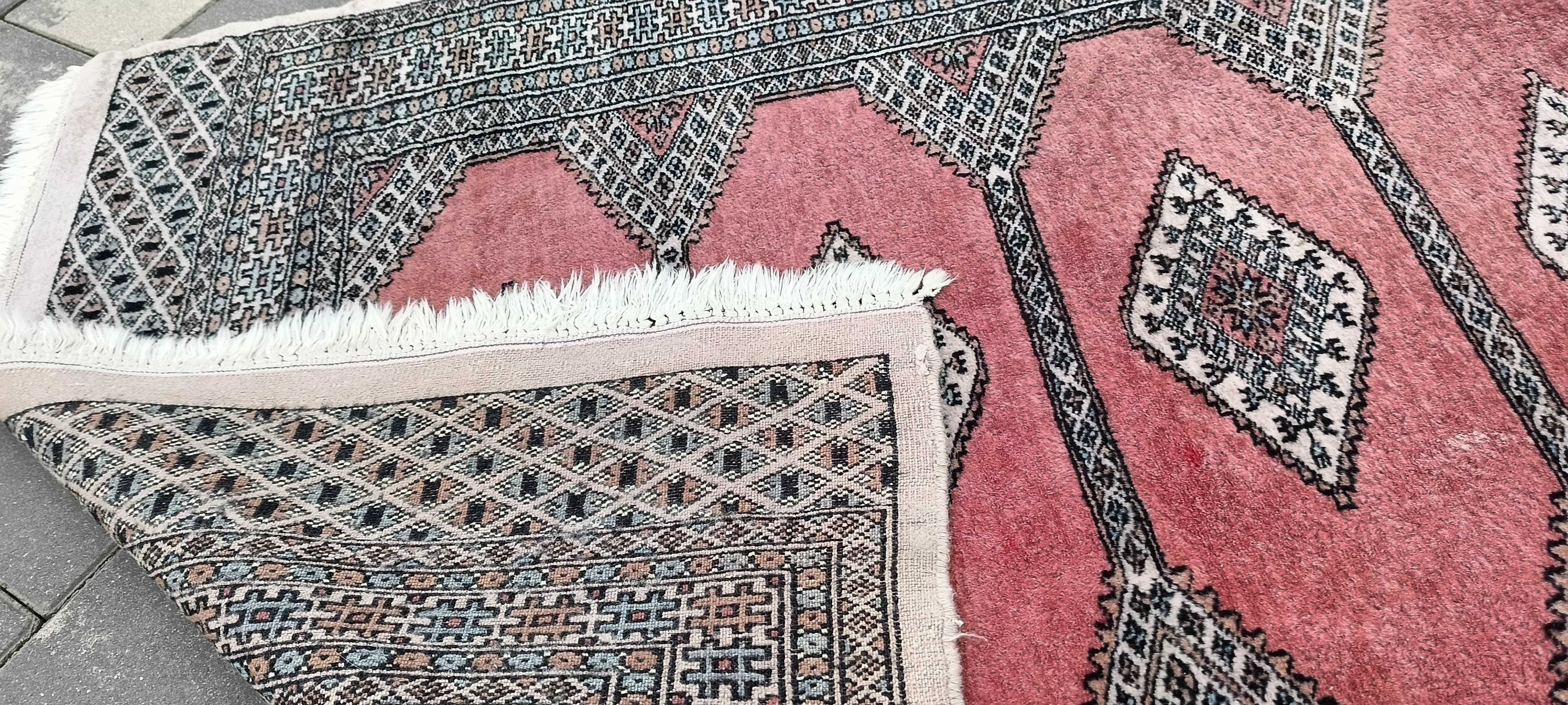 Buchara dywan wełniany tkany ręcznie 167 x 95 cm wełna perski