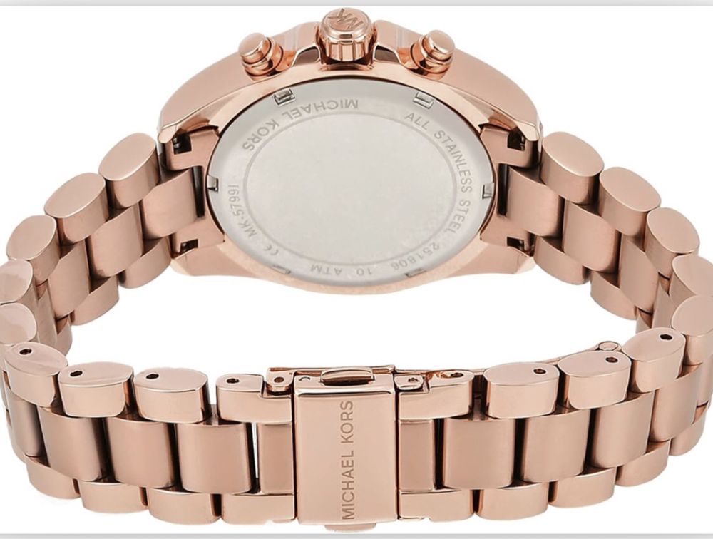 Годинник жіночій Michael Kors Mini Bradshaw Rose Gold 36mm часы