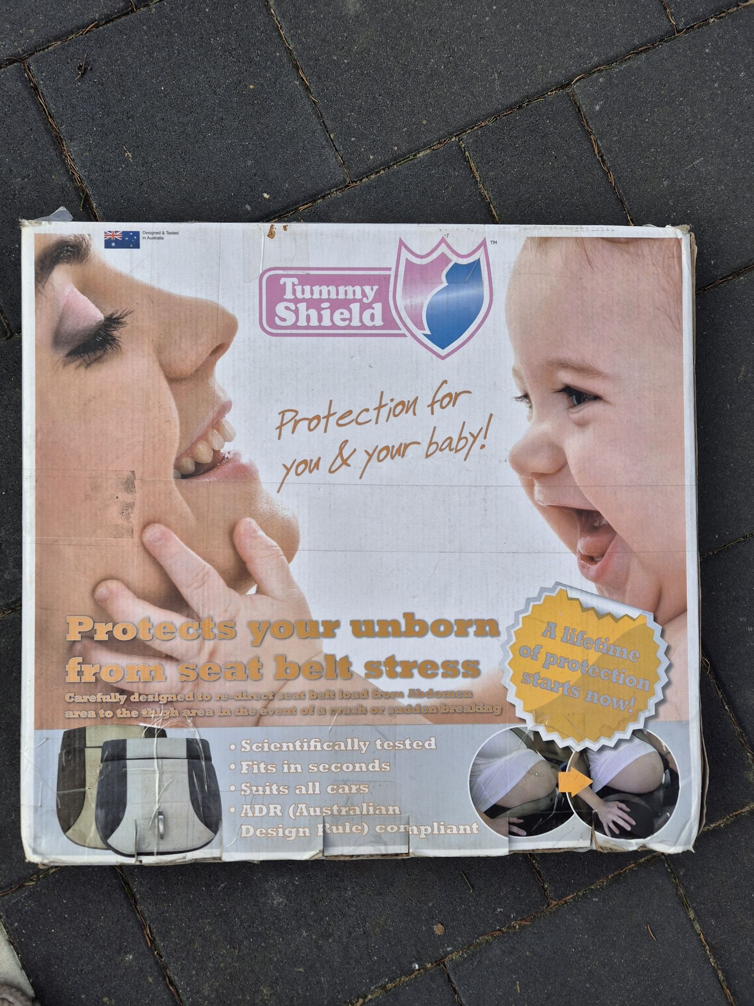 Tummy shield adapter do pasów dla kobiet w ciąży ciężarnych poduszka