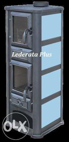 Salamandra lenha com forno lederata plus
