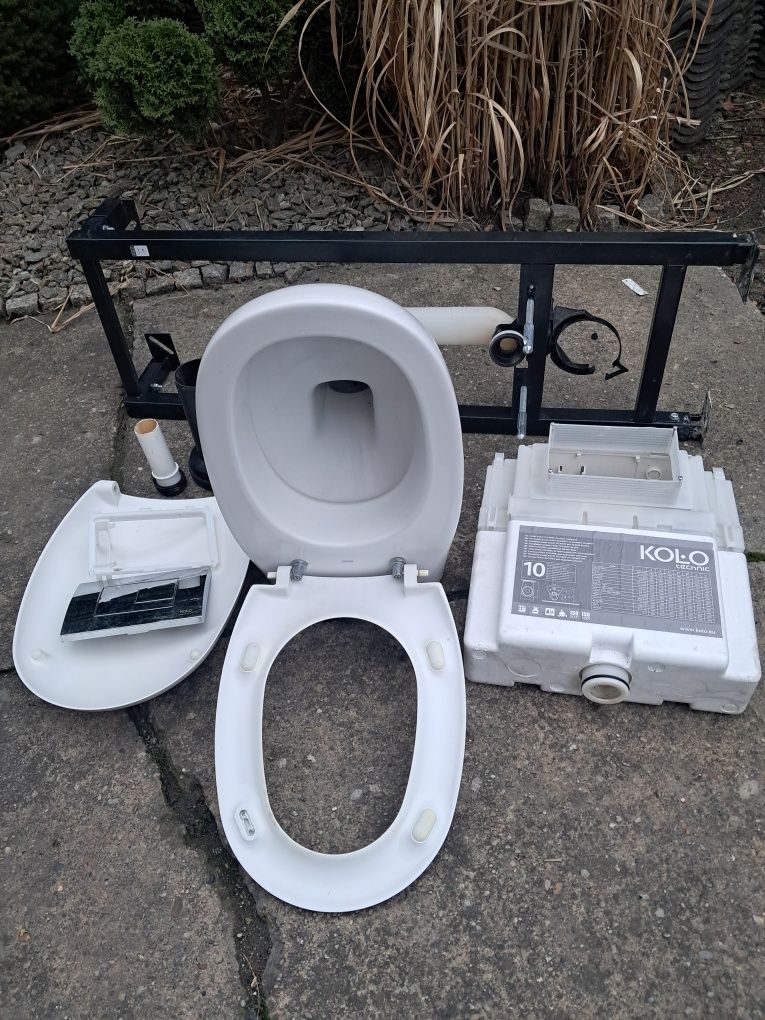 Geberit, toaleta, miska WC do zabudowy KOŁO