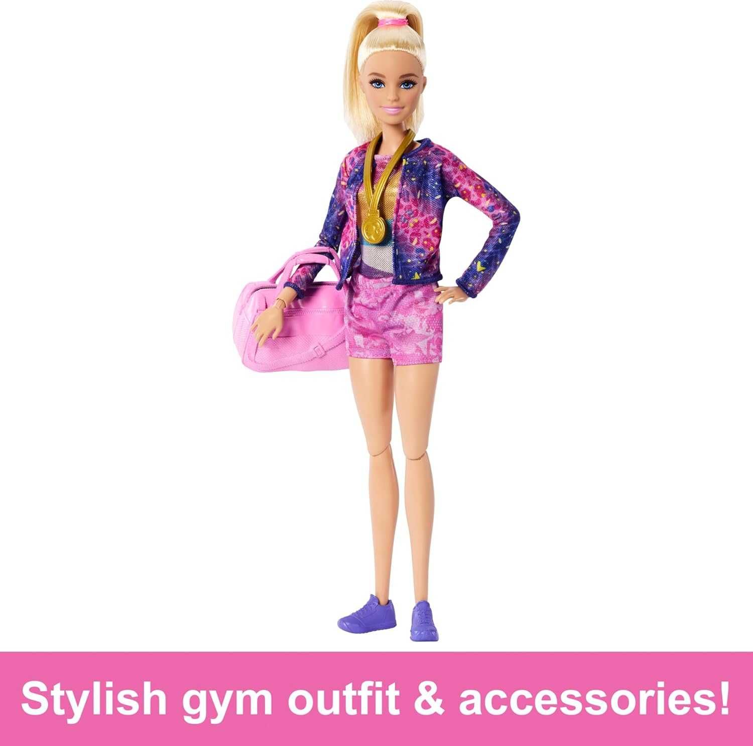 Кукла Барби Блондинка и Брюнетка Тренировки по гимнастке Barbie Gymnas