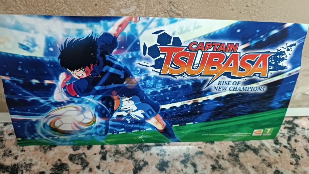 Proteção para Sony PS4Dualshock do Captain Tsubasa com grips