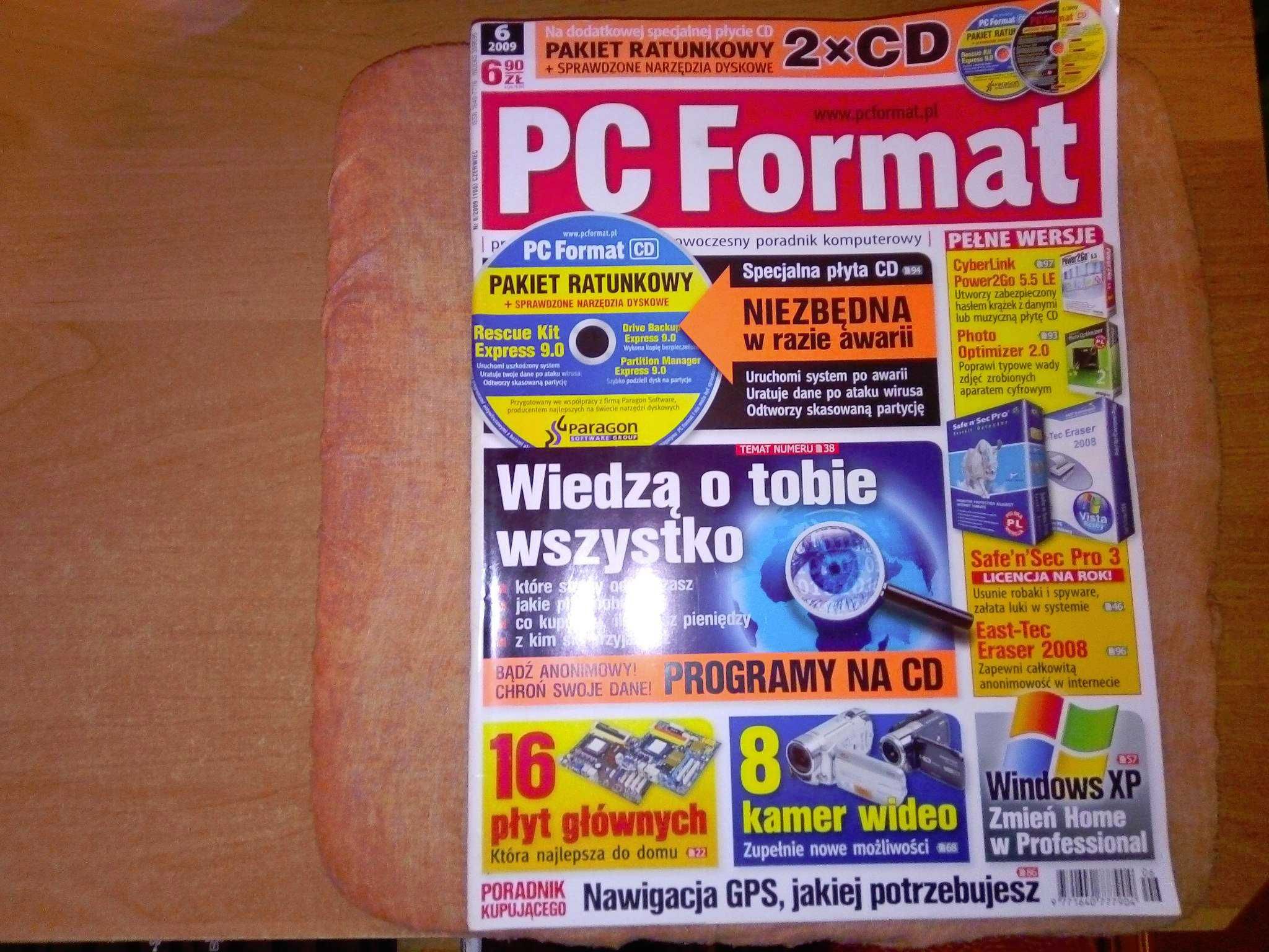 PC Format 6 2009 czerwiec (106) Gazeta + płyta CD Czasopismo