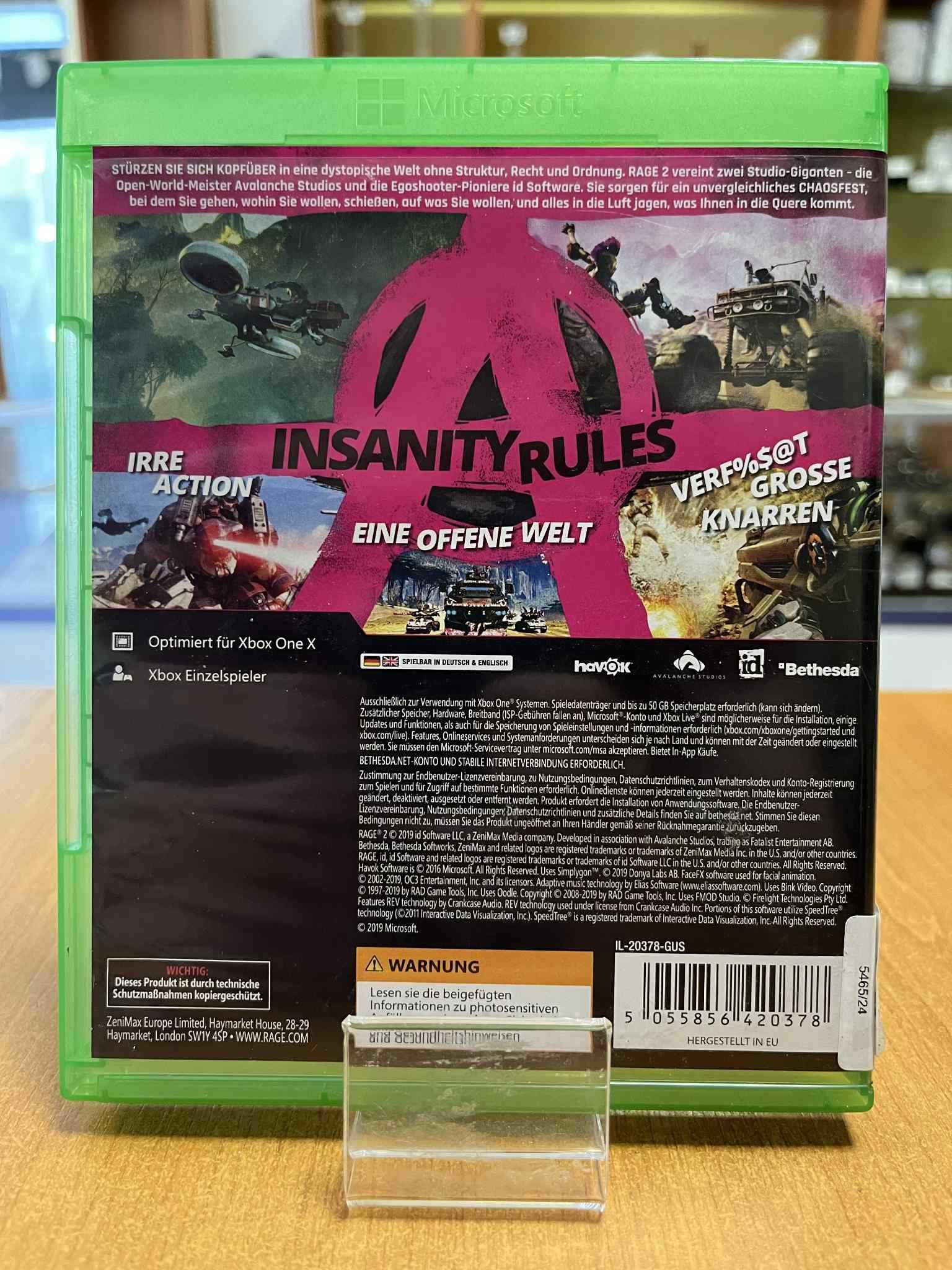 Rage 2 Microsoft Xbox One