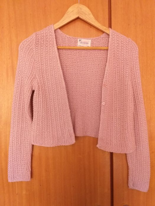 Casaco de menina rosa da Zara