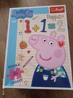 Puzzle gigant Świnka Peppa +książka