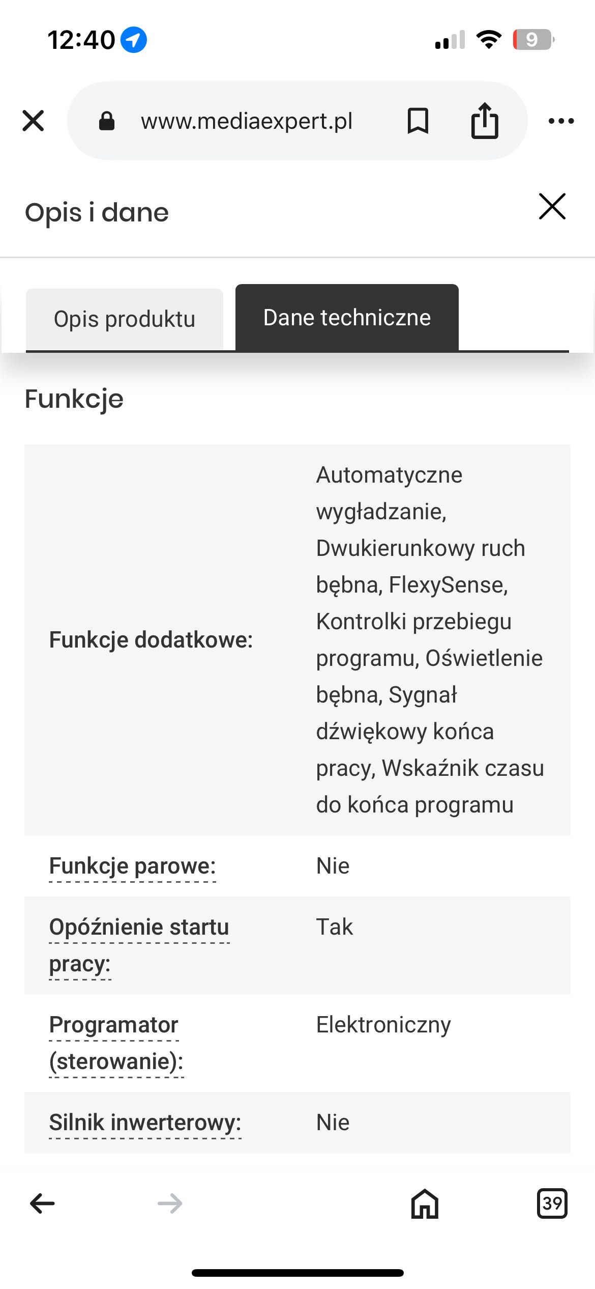 Suszarka Beko model DS 7433 RX
