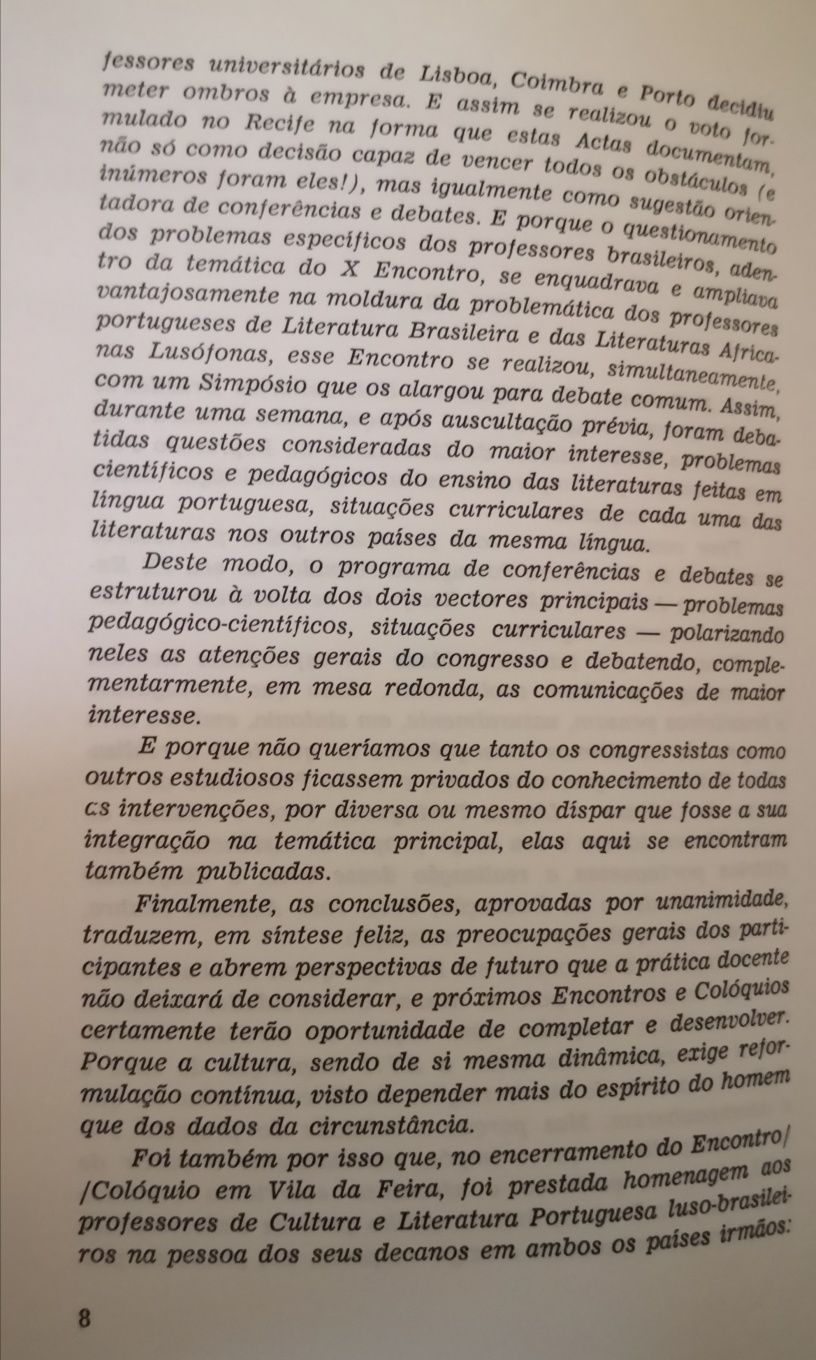 X ENCONTRO DE PROFS. Universitários Brasileiros de Lit. Portuguesa