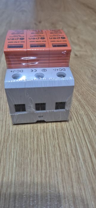 Ogranicznik przepięć ochronnik 3P 1000V DC T2 do fotowoltaiki PV Dokto