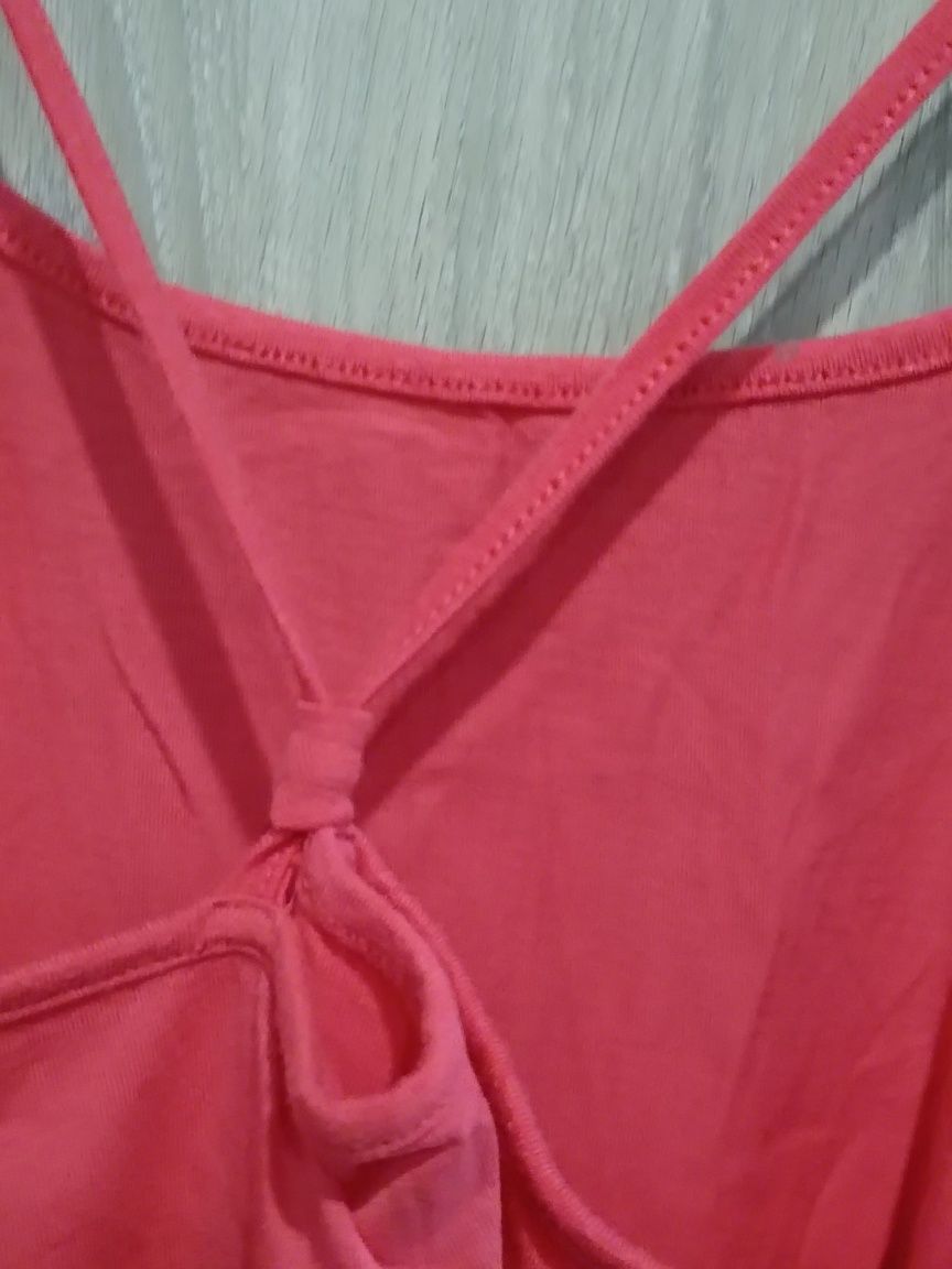 Letnia bluzeczka 158 154 H&M Basic na ramiączkach luźna letnia
