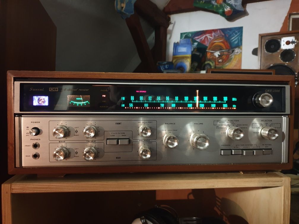 Amplituner vintage Sansui qrx 3500