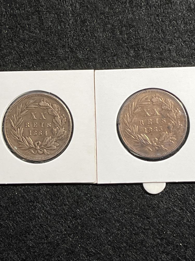 XX Reis 1884/1885 ( Bronze )