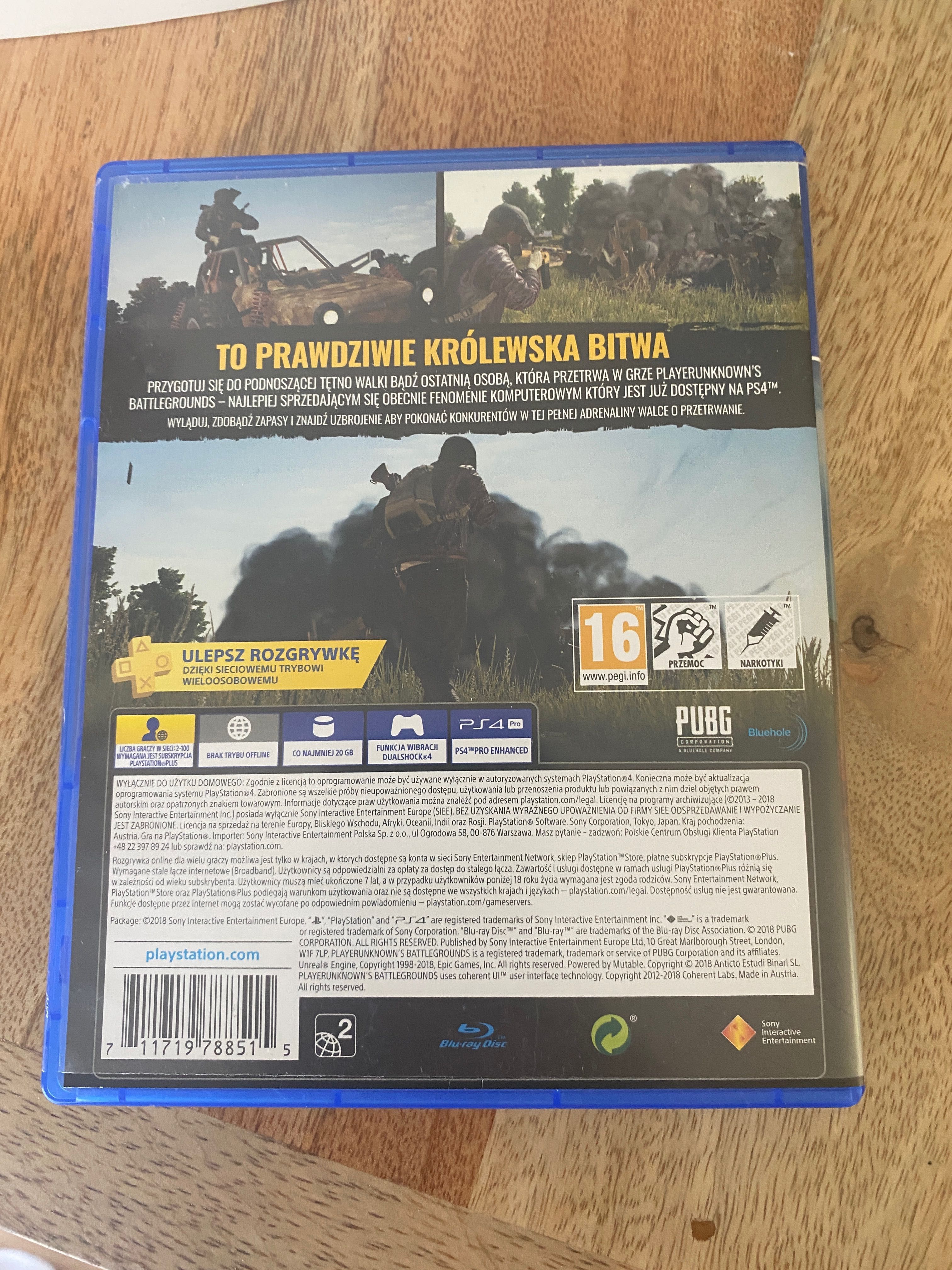 Sprzedam grę Battlegrounds na ps4