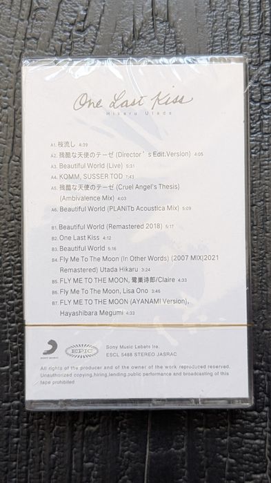 Кассета с японской музыкой из аниме Evangelion Japan music Евангелион