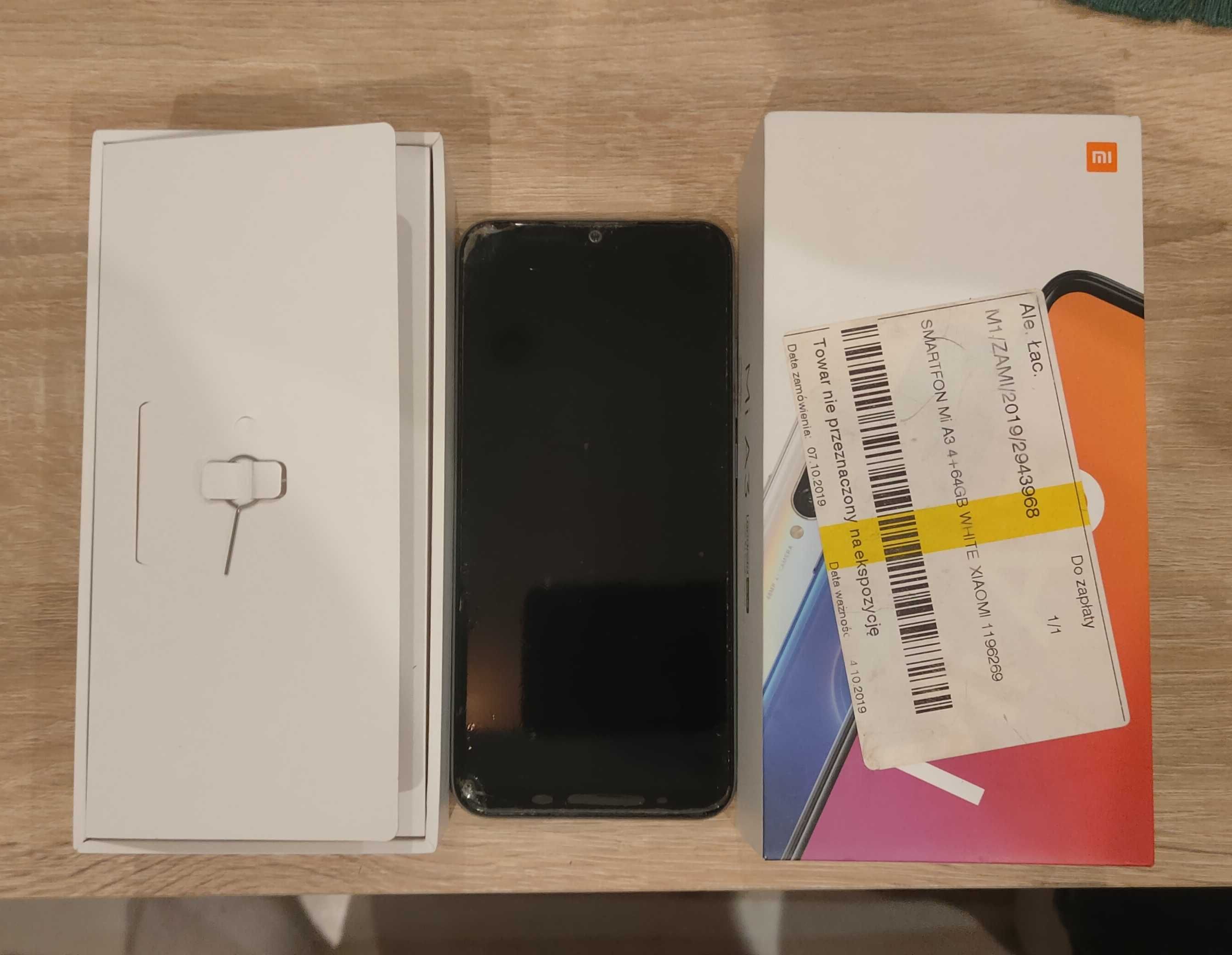 XIAOMI Mi A3 4 GB RAM / 64 GB Biały
