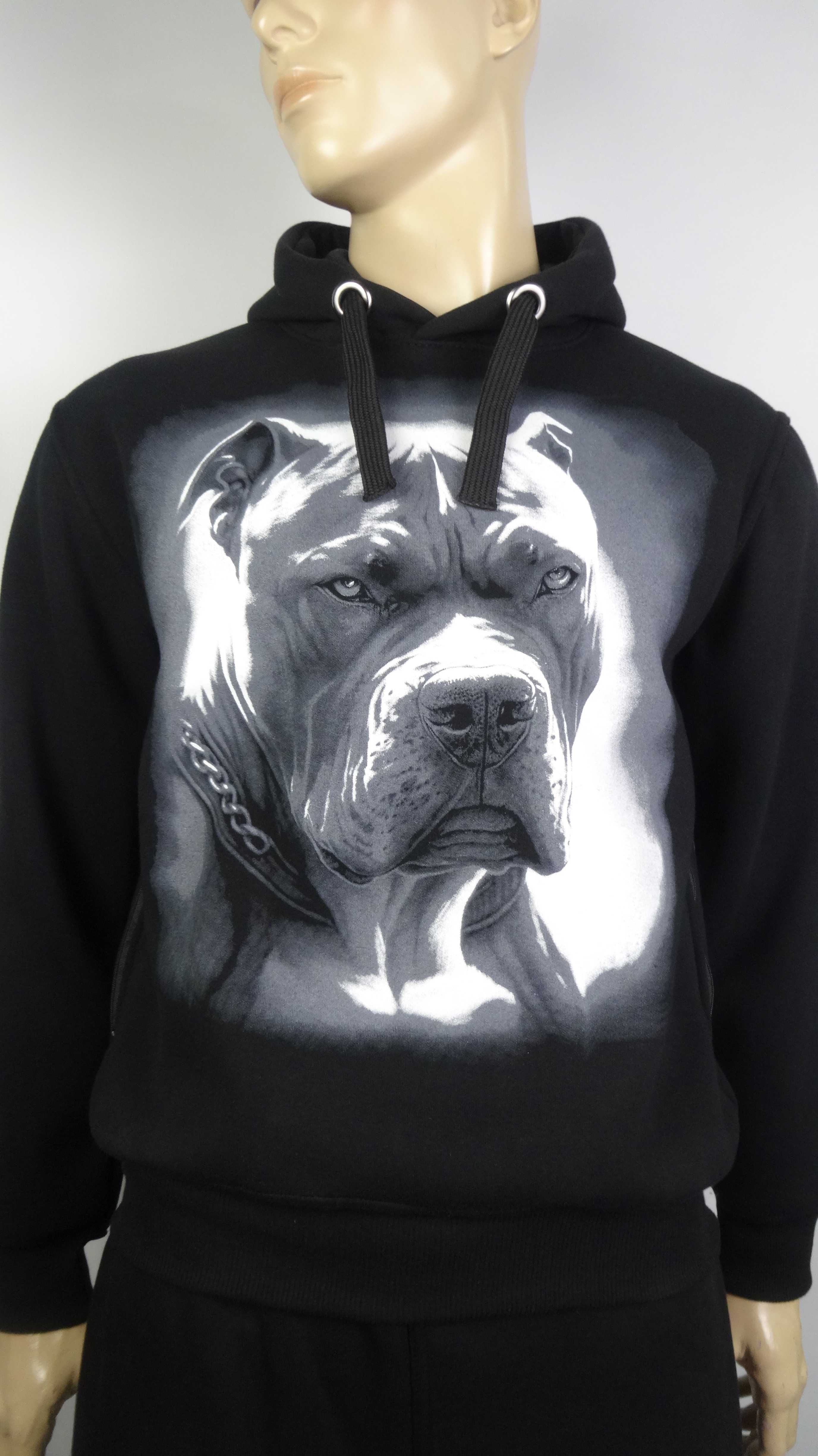 Bluza z kapturem pitbull