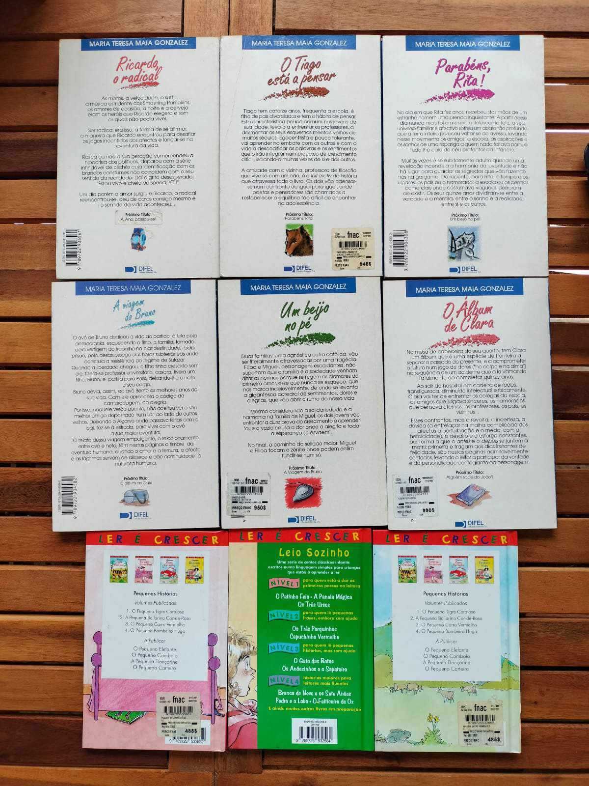 Livros de várias coleções infanto-juvenis 1€