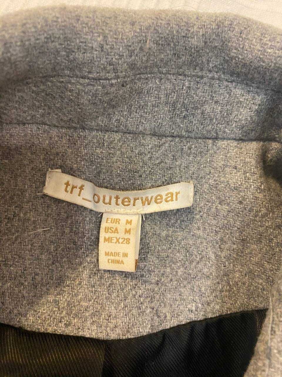 Пальто  trf_outerwear світло сіре