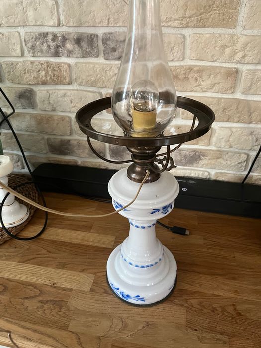 Lampa ceramiczna stara