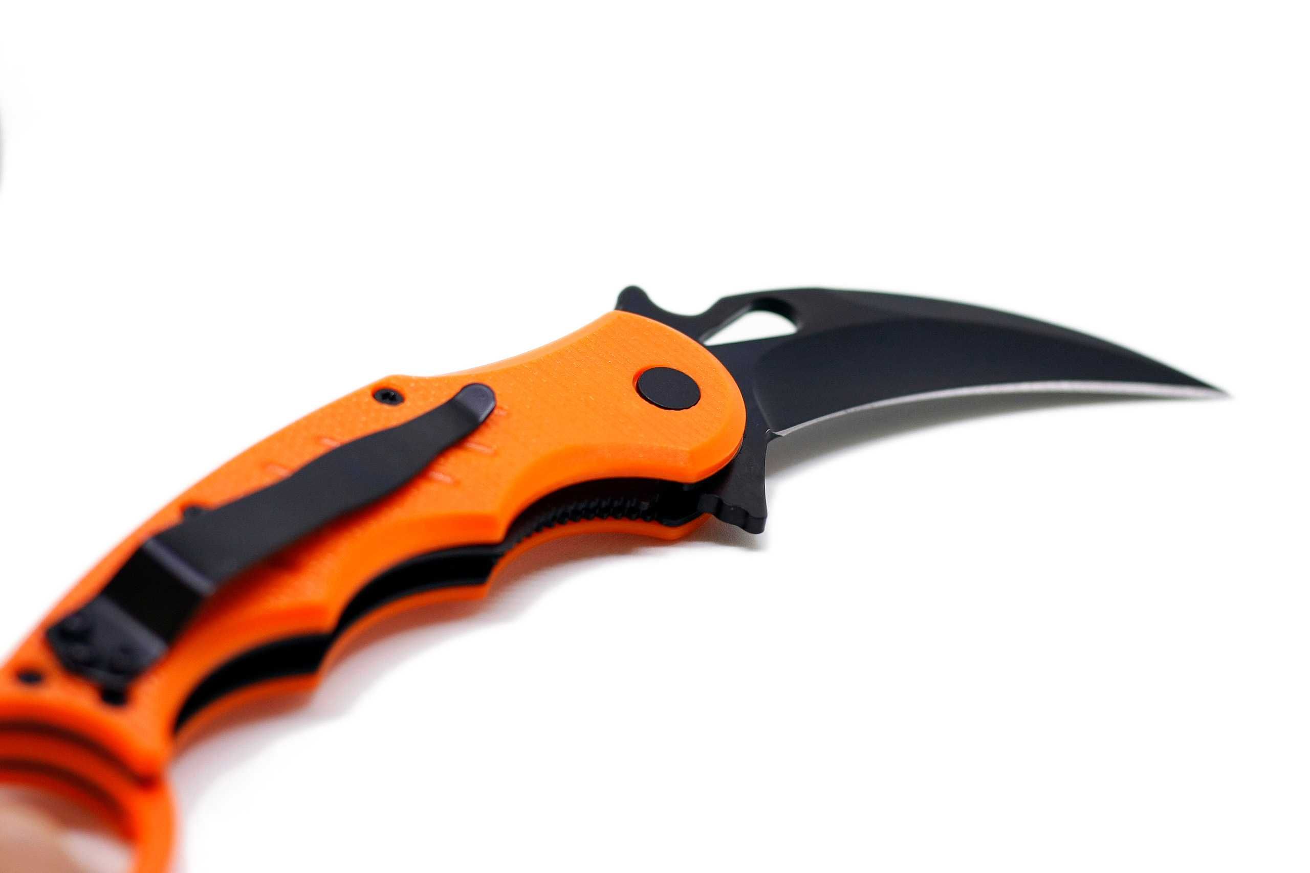 Nóż składany karambit pazur stal nierdzewna F478 SURVIVAL EDC