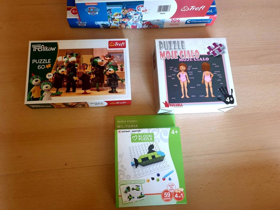 Puzzle Psi Patrol/ Trefliki i inne